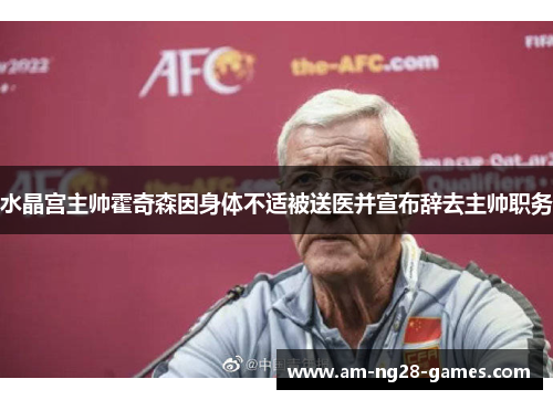 水晶宫主帅霍奇森因身体不适被送医并宣布辞去主帅职务